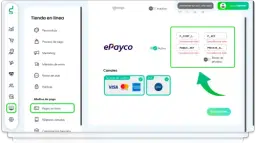 Tutorial vincular Epayco a Tiendana 5