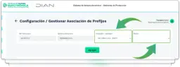 Asociar resolución facturación paso 5